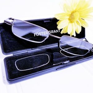 foster grant flat folding reading glasses